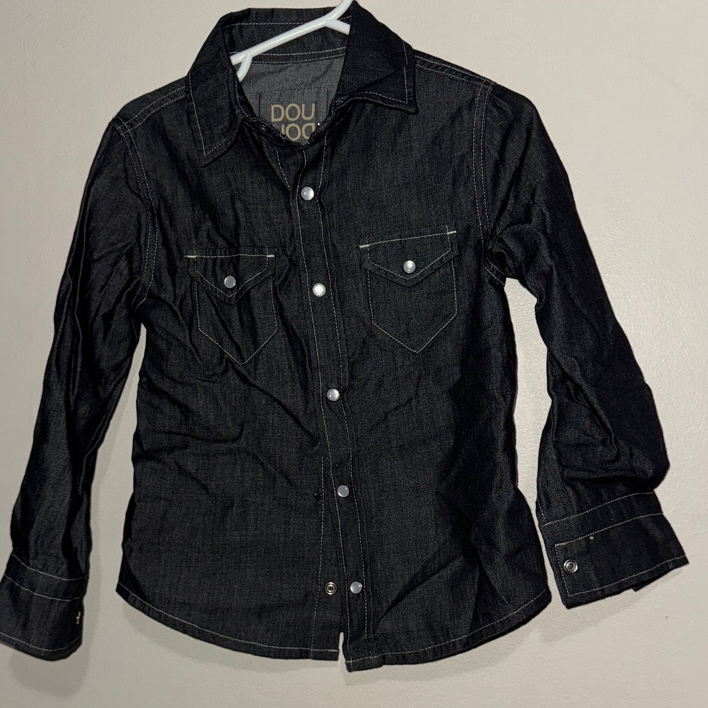 Dou Uod | Long Sleeve Western Snap Shirt